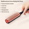 Comb for Curly Hair, Curling Comb Nylon Styling Hair Brush 9 Row Brush Hair Brush Removable Classic Detangling Comb Suitable for Curly, Wet, Dry, Oily, Thick Hair