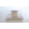 Generic Iridescent crystal white hair claw clip