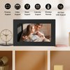 Yamemo 8 Inch Digital Picture Photo Frame Display Photo Video Player with Remote Control & Slideshow & Calendar/Clock, Support USB/MMC/SD Card Electronic Photo Frame