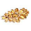 Sankuwen Flower Luxury Jewelry Design Hairpin Rhinestone Hair Barrette Clip,Also Perfect Mother's Day Gifts for Mom(Style B,Champagne)