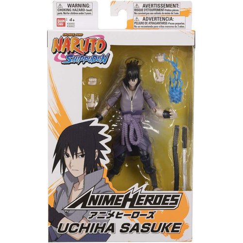 BANDAI 36902 Anime Heroes-Naruto 15cm Uchiha Sasuke-Action Figures