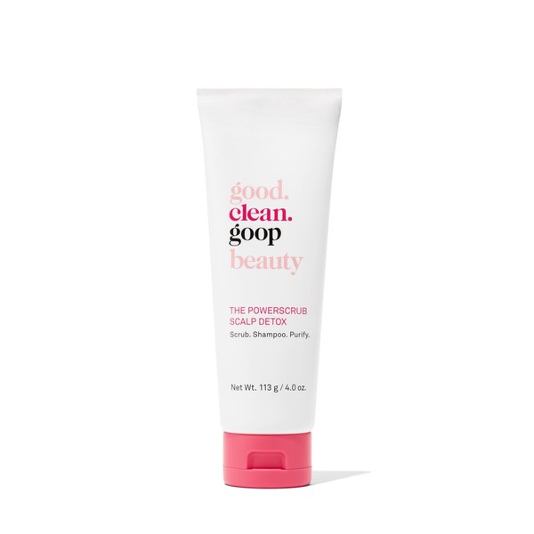 good.clean.goop beauty The Powerscrub Scalp Detox | Clarifying Shampoo to Detoxify Hair and Scalp | Salt Scrub with Vitamin E, Amino Acids & Chlorella Extract | Cruelty-Free & Vegan Shampoo | 4 Fl oz