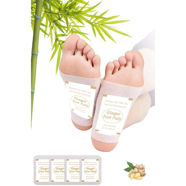 TEWEAE Foot Pads, Ginger Foot Pads, 20 Packs.
