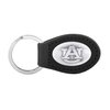 NCAA Auburn Tigers Black Leather Concho Key Fob, One Size