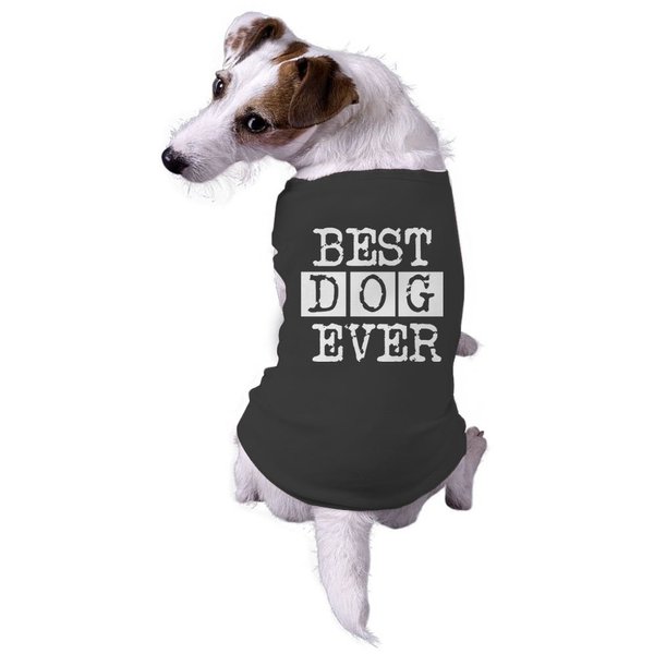 Dog Best Dog Ever Funny Animal Lovers Jacket for Pets Dog Shirt Funny Dog Puppy Shirt Black M