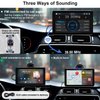 Jimtour Wireless Car Stereo with 7 Inch Touchscreen, Bluetooth Handsfree, Apple Carplay & Android Auto, GPS Navigation, FM/AUX/USB