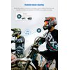 FreedConn 2 Pack Group Motorcycle Helmet Bluetooth Headset, FX 2-10 Riders Universal Motorbike Intercom, Ultra-Thin Fashion Communication System with Noise Cancellation, IP67 Waterproof, Music Share