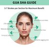 Nykaa Naturals Gua Sha Stone - Tones Facial Muscles, Reduces Eye Bags - Prevents Acne and Reduces Black Circles - Green Jade - 1 pc