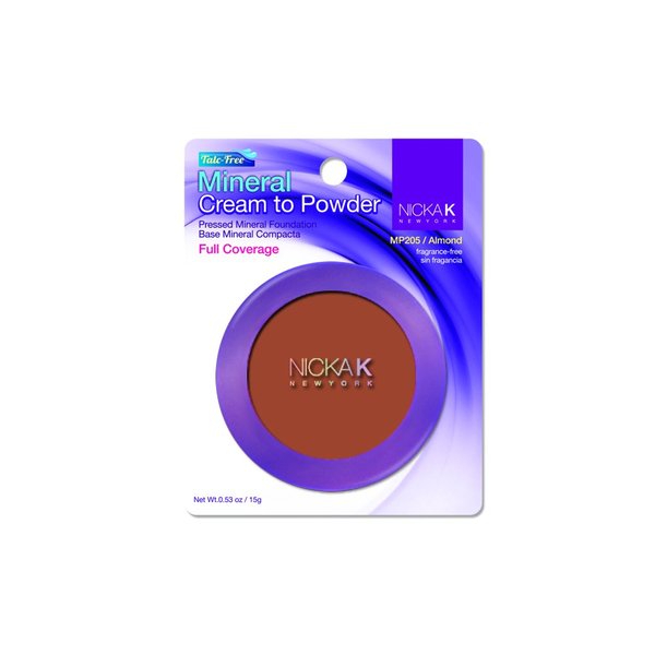 NICKA K New York Mineral Cream to Powder 0.53oz, MP205 Almond