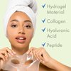 Ebanel 10-Pack Hydrogel Collagen Mask for Face, Instant Brightening Hydrating Face Mask Sheet Mask for Firming, Lifting Anti Aging Anti Wrinkle with Hyaluronic Acid, Peptide, Aloe Vera, Vitamin C & E