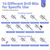 SAVILAND Electric Nail Drill Professional: 35000 RPM Acrylic Nail Drill Quick Removal Nail File with Drill Bits Sanding Bands for Nail Art Nail Care Manicure Pedicure Use Salon Home