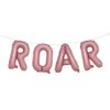 Roar RAWR Dinosaur Tyrannosaurus Animal Balloons for Birthday Party Baby Shower Decoration Kit Inflatable Party Supplies Decorations Gift Kids and Adults (ROAR Pink)