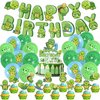 Cute Turtle Baby Party Supplies Set Including Little Turtle Happy Birthday Banner, Turtle Balloons, Turtle Cake & Cupcake Toppers, Ocean Animal Theme Party for Baby shower Boy Birthday Decorations