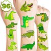 Generic Alligator Temporary Tattoos Crocodile Birthday Party Supplies Favors Decorations Super Cute 96PCS Fake Tattoos Stickers for Boys Girls School Classroom Rewards Gifts Ideal