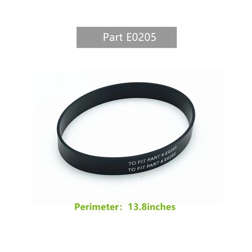 Replacement Belt for Eureka PowerSpeed Bagless Upright Vacuum,Part # E0205,Fits Model NEU182B,NEU182A,NEU181A,NEU180,NEU182,NEU186,NEU188,NEU190,NEU192A,NEU202 (Pack of 2)