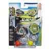 Beyblade Burst Turbo Slingshock Dual Pack Fafnir F4 and Rudr R4-1 Left-Spin, 1 Right-Spin Battling Tops, Age 8+