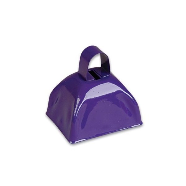 Adventure Planet 3-inch Purple Metal Cow Bell (Bulk Pack of 12 Bells)