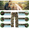 AKARMY Womens Cargo Pants with Pockets Outdoor Casual Ripstop Camo Military Combat Construction Work Pants C29 Camo