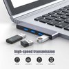 Fidioto USB Hub, 4-Port USB Hub(1 * 3.0 Hub, 3 * 2.0 Hub) USB Splitter USB Expander for Laptop,Windows PC,Mac,Printer,Flash Drive,Mobile HDD, Notebook PC