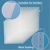 UNIMEIX 12 Pcs Stamp and Die Storage Refill Pages Reusable Storage Cases Seal Bags Transparent Plastic Folders for Cutting Dies Stencil Embossing Crafts (6.3" x 7.6")