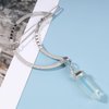 Andelaisi Boho Moon Hair Clip Vintage Hollow Crescent Hairclip Natural Stone Pendant Hairpin Hexagonal Crystal Drop Hair Barrette Clip Hair Accessory for Women and Girls Headdress