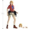 Jurassic World Toys Amber Collection Dr. Ellie Sattler 6-in Action Figure, Swappable Hands & Head, Utility Belt & Radio Accessories, Collectible Gift for 8 Years Old & Up
