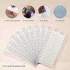 coloryoung 120 Pieces Hair Extension Tape 0.8cm x 4cm Double Sided Tape in Tape Replacement for Tape in Hair Extension(White)