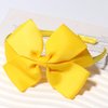 Totelux Bow Headband for Girls Grosgrain Ribbon Hair Band Big Bow Tie Hair Hoop Yellow Hair Accessories for Women Birthday Wedding Party Supplies
