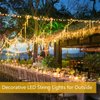 2 Pack Extra-Long Solar String Lights Outdoor, 144FT 400LED Waterproof Solar Fairy Lights Copper Wire with 8 Modes, Solar Twinkle Lights for Tree Garden Party Wedding Decor (Warm White)
