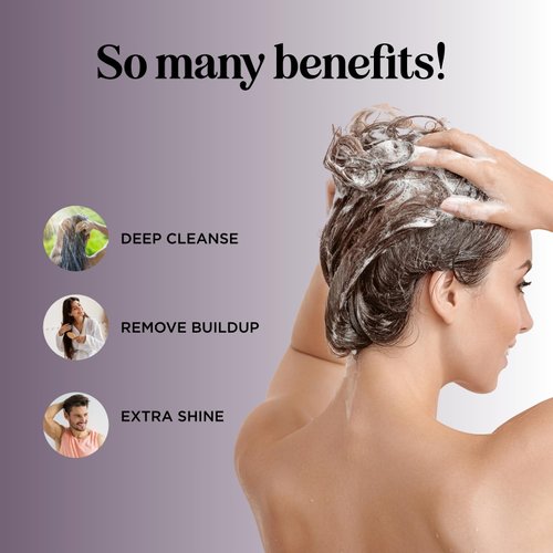 Sage and Rosemary Ultra Clarifying Shampoo - Treatment for Build Up and Dry Scalp with Cleansing Essential Oils