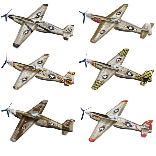 JOYGOGO 24 Pack War Glider Planes, Toy Glider Plane, 6 Different Designs Party Favors for Kid, Easy Assembly, Valentines Airplanes, Birthday Party Favor, Carnival Prizes