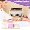 100 Sets Disposable Manicure Kit Includes Wood Nail File Wood Stick and Buffer Basics 3 Piece Nail Kit Manicure and Pedicure Kits Individually Package for Home Travel Salon Use