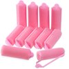 Zhehao 36 Pcs Pink Foam Sponge Hair Rollers 2.76 Inch Small Flexible Sleeping Hair Curlers Soft Hairdressing Curlers for Women Girls Hair Styling(Pink, 2 cm Diameter)