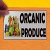 Decal Stickers Multiple Sizes Organic Produce Industrial Vinyl Safety Sign Label Restaurant & Food 10x7Inches