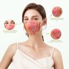 KN95 Face Masks 50 Pack 5-Ply Breathable Safety Respirator Multicolor Cup Dust Disposable KN95 Mask