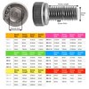 EEEEE 982pcs M2 M2.5 M3 M4 M5 M6 Hex Socket Cap Screws Head Cap Screws 304 Stainless Steel Nut Bolt Kit Screw Assortment Set with Machine Assorted Washer Small Spring Washer and Nut Set
