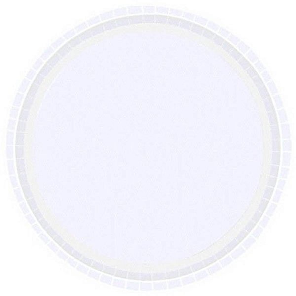 Frosty White Value Round Paper Plates - 9" (Pack Of 16) - Durable & Eco-Friendly Disposable Party Plates