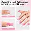 Gellen Poly Nail Gel Builder for Nail Extension Nail Strengthener, 60 g 06 Natural Pink Poly Gel Trendy Nail Art Design for 3D Nail Molder Beauty Gift for Salon Manicure Easy DIY at Home