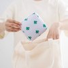 Sanitary Napkin Storage Bag, Portable Menstrual Pad Bag Tampons Collect Bags, Zipper Nursing Pad Holder Tampon Bag Sanitary Organizer for Women Girls