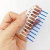 GXXMEI 400PCS Dual-Use Interdental Brushes Soft Silicone Dental Picks Toothpicks Between Teeth Brush, Tooth Flossing Brush for Cleaning Orthodontic Wire Toothbrush Clean Tool