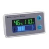 ACEIRMC Digital Battery Capacity Tester, 10-100V LCD Display, 12V-48V, Temperature Switch Meter Gauge, Marine & RV Battery Power Indicator (3pcs)