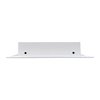 BUILDMART - 8x8 Modern AC Vent Cover - Decorative White Air Vent - Standard Linear Slot Diffuser - Register Grille for Ceiling, Walls & Floors - Texas Buildmart