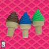 Raymond Geddes Ice Cream Shoppe Scented Erasers For Kids & Sharpener (Pack of 24)