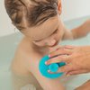 Nuby Scrubbies Silicone Bath Brush - Baby Essentials - Baby Bath Accessories - (2-Pack) Blue