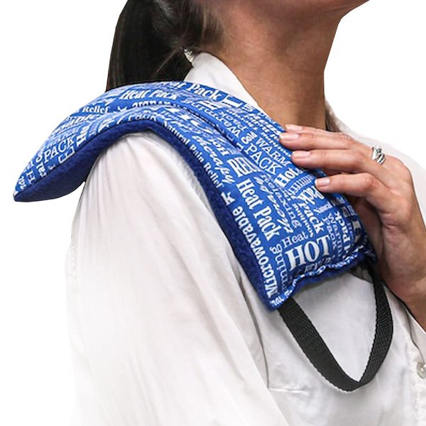 Microwavable Heating Pad, for Aching Joints, Menstrual Pain & Sore Muscles, Aromatic Relief Heating Pad – Blue, HTP Relief