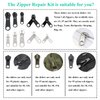 YaHoGa 143 PCS Zipper Repair Kit Zipper Replacement with Install Plier for Bags, Jackets, Tents, Backpacks, Sleeping Bag