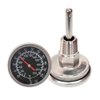 Temperature Probe Meter Gauge, Dial Thermometer NPT, Stainless 1/4 NPT Thermometer for Boiler Tea Pot Kettle -10-100℃/0-220ºF Thread Joint Dial Thermometers