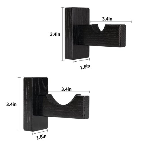 FavorFishFans Baseball Bat Display Case, Solid Wood Baseball Bat Horizontal Rack, Baseball Bat Display Case Holder, Sturdy Baseball Bat Stand, Bracket Softball Holder for Baseball Bat (1)