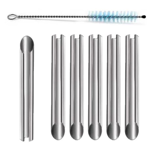 JUYEER Headphone Plug Extraction Tool - Customized Metal Tube Grip Stick Puller, Headphone Tip Removal Tool with Headphone Hole Cleaning Brush