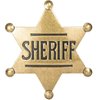 Finduat 2 Pack Mental Western Sheriff Deputy Badge for Kids Adults Party Favors Supplies, School Carnival Prizes, Party Bag Gift Fillers